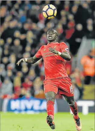  ?? Picture: GETTY IMAGES ?? SENEGAL’S GAIN: The Africa Cup of Nations has claimed Liverpool’s Sadio Mane