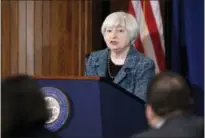  ?? THE ASSOCIATED PRESS ?? Speaking at The National Summit on Diversity in the Economics Profession on Thursday, Federal Reserve Chairwoman Janet Yellen said she wants to raise awareness of the need for diversity among economists, with relatively few women and minorities still...