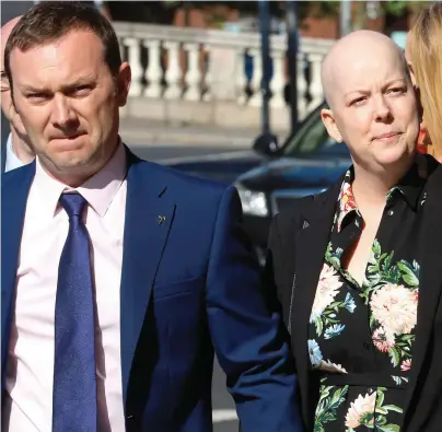  ??  ?? Good news: Paul and Ruth Morrissey have had their case adjourned until September