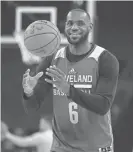  ?? GETTY IMAGES ?? The Cavaliers’ LeBron James is playing in his seventh consecutiv­e NBA Finals.