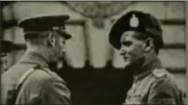  ??  ?? Lord Provost Eva Bolander lays a wreath at the ceremony of the Victoria Cross Paving Stone outside the People’s Palace, and above, Sergeant Major John Skinner