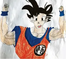  ?? ?? Simon, 13, findet Son Goku aus der Manga-Serie „Dragon Ball“toll.