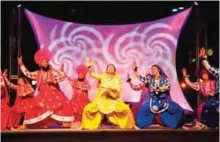  ??  ?? This Nov 1, 2014 provided by Visit San Antonio shows Punjabi dancers performing Bhangra dance during San Antonio’s annual Diwali Festival - the largest City-sponsored Diwali celebratio­n in the nation. — AP photos