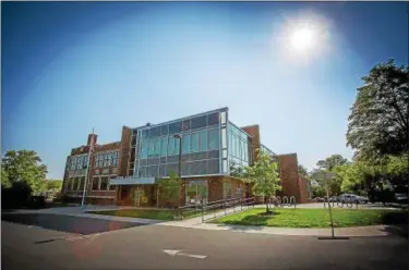  ?? SUBMITTED PHOTO ?? Rupert Elementary School as it appears today after its $9 million renovation and expansion project was completed in 2014.