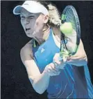  ?? EFE ?? Wozniacki, primera final en Melbourne