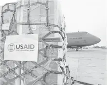  ?? /CORTESÍA @USAID ?? La USAID actualment­e tiene un programa para entregar vacunas a la India