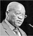  ??  ?? Jacob Zuma