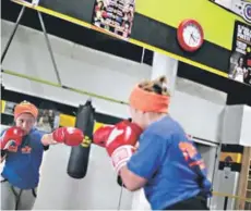  ?? FOTO: JUAN FARIAS ?? Mascareña, entrenando en el gimnasio.