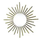  ??  ?? reflect light into your kitchen space by hanging a mirror. Gold sunburst mirror, £60.95, Melody Maison