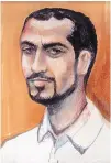  ?? AMANDA MCROBERTS/THE CANADIAN PRESS FILES ?? Omar Khadr, as seen in a courtroom sketch last year.