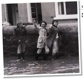  ??  ?? A photo of a flood in Bray.