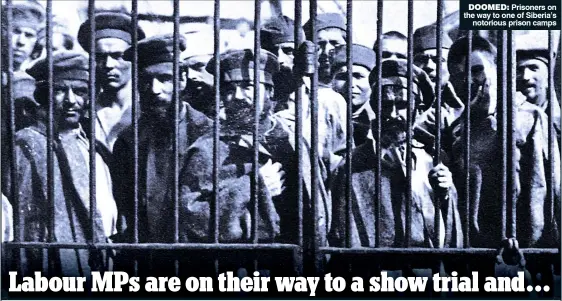  ??  ?? DOOMED: Prisoners on the way to one of Siberia’s notorious prison camps