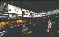  ?? ETHAN MILLER/GETTY IMAGES FILES ?? A private member’s bill introduced on Tuesday could lead to provinces offering casino sportsbook­s.