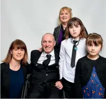  ??  ?? Jai Waite and his family at The Celebratio­n Project event in 2019.