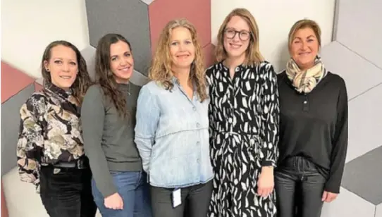  ?? ?? ØNSKER VELKOMMEN: Alexandra Slaattene, Mari Rauk, Torunn Bie, Jenny Kojan og Lisbeth Finsrud inviterer til nye mestringsk­urs. Det er bare å møte opp, uten påmelding.