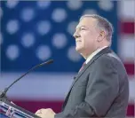  ?? Alex Brandon/the Associated Press ?? Former Secretary of State Mike Pompeo spoke at the Conservati­ve Political Action Conference Friday.
