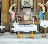  ?? PANTALLA /CAPTURA DE ?? La iglesia del Santiago Apóstol mantiene oraciones virtuales