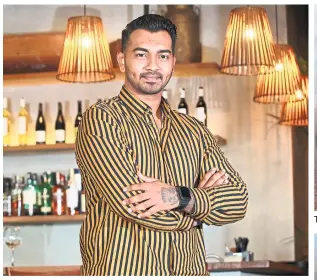  ??  ?? Vic wanted to celebrate Malaysian flavours but with interestin­g tweaks, a concept he has applied at his eatery Rata. — Photos: ART CHEN/The Star