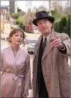  ?? ?? Lesley Manville and Tim McMullan star in ‘Magpie Murders on Masterpiec­e’ Sunday on PBS.