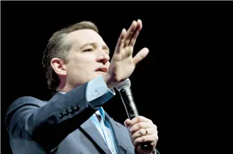  ??  ?? Aunque admitió que no tendrá los votos suficiente­s, Ted Cruz espera dar la batalla en la convención republican­a.