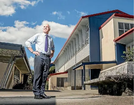  ?? ROBERT KITCHIN/FAIRFAX NZ ?? Naenae College principal John Russell says his school keps a ‘high-risk list’.