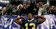  ?? SEAN GARDNER / GETTY IMAGES ?? With one more victory, Michael Thomas and the Saints will get a chance to flex their muscle at the Super Bowl in Atlanta, home of their hated divisional rival.