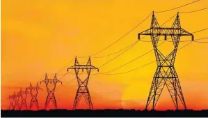  ??  ?? Copperbelt energy power transmissi­on lines in Kitwe.