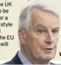  ??  ?? WARNING Barnier