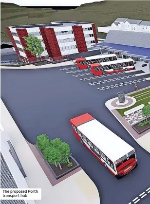  ?? ?? The proposed Porth transport hub