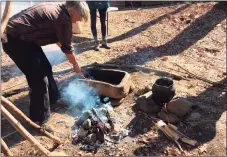  ?? IAIS / Contribute­d photos ?? A new two-part, in-person outdoor maple sugar workshops are set for Feb. 20 and 27 at the Institute for American Indian Studies in Washington.