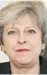  ??  ?? Theresa May