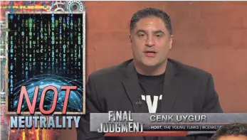  ??  ?? Cenk Uygur appears on a new Facebook-native show, Final Judgment.