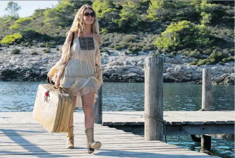  ?? UNIVERSAL PICTURES ?? Lily James stars as Young Donna in Mamma Mia! Here We Go Again, released 10 years after the original musical comedy.