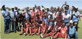  ?? Picture: SUPPLIED ?? STAR PERFORMANC­E: Mqanduli United FC from OR Tambo claimed 2018’s Nedbank Cup final