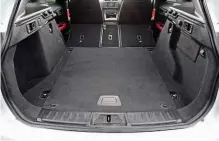  ??  ?? BOOT Load area is biggest on test; there’s 650 litres with rear seats up, and this expands to 1,740 litres when they’re folded