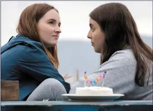  ??  ?? Kaitlyn Dever as Amy and Beanie Feldstein as Molly in Booksmart.