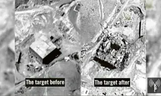  ?? IDF ?? Vídeo mostra o ‘antes e depois’ de ataque a suposta instalação nuclear síria, em 2007