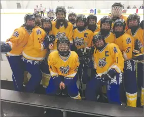  ?? Submitted photo ?? The Lethbridge U16 Rattlers ringette team posted another pair of wins last weekend and are off to provincial­s next month. The Rattlers are in Pembina March 8-10, representi­ng the Lethbridge Ringette Associatio­n.