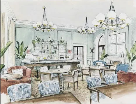  ??  ?? REVAMP Artist’s impression of the Queens Hotel in Southsea