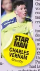  ??  ?? STAR MAN CHARLES VERNAM Grimsby