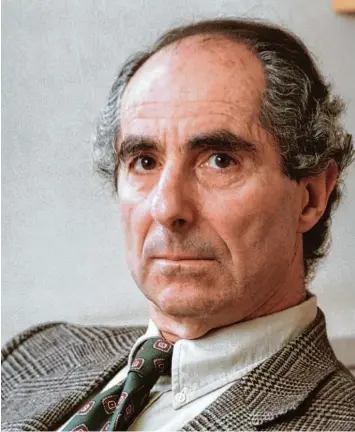  ?? Foto: ap/dpa ?? Philip Roth bei einem Interview im Jahre 2003.