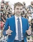  ??  ?? Robert Pattison en la premier de Good Time.