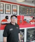  ?? GARY PULEO — DIGITAL FIRST MEDIA ?? Owner Chris Clendenen realized his dream when his first Firehouse Subs location opened in Audubon on Wednesday.