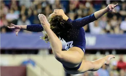  ?? Photograph: Tim Nwachukwu/NCAA Photos via Getty Images ?? American gymnast Katelyn Ohashi was among the biggest draws at the Aurora Games.