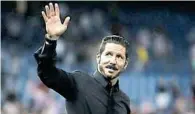  ?? AP ?? Diego Simeone will in seiner zehnten Saison erstmals die Königsklas­se gewinnen