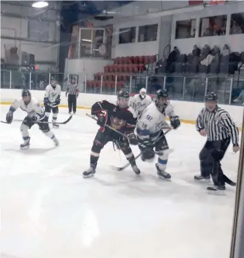  ?? —photo Ayoub Jlila ?? On Monday evening, February 17, the Vikings lost in overtime to the Ottawa West Golden Knights, 7-6, and find themselves in fourth place in the league standings.