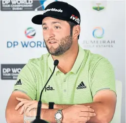  ?? Picture: Getty Images. ?? Jon Rahm: returns to action for the first time since his Spanish Open win at the start of October.