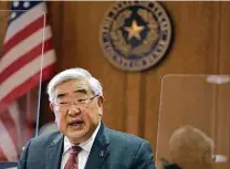  ?? Kin Man Hui / Staff file photo ?? Last month, state District Judge Peter Sakai announced his resignatio­n from the bench, effective Oct. 31.