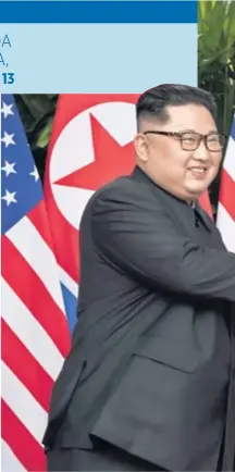  ?? REUTERS ?? Sjevernoko­rejski lider Kim Jong Un i američki predsjedni­k Donald Trump