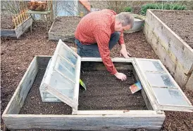  ?? Pictures: GETTY; ALAMY ?? FREE FUEL: Manure under a cold frame is a great source of energy